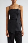 ACNE STUDIOS STRAPPY STRETCH SUITING TOP