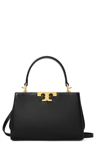 Tory Burch Mini Eleanor Leather Satchel In Black