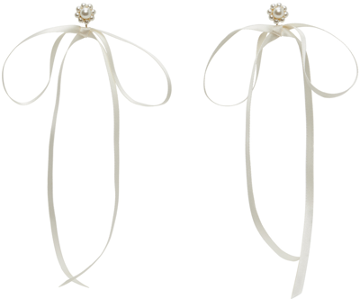 Simone Rocha Earrings In Pearl/ivory