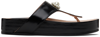 SIMONE ROCHA BLACK THONG SANDALS