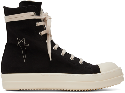 Rick Owens Drkshdw Sneaks High Top Sneakers In Black