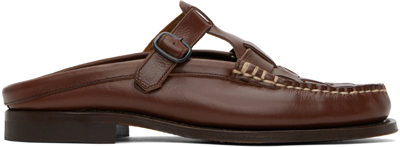 Hereu Brown Ferriol Mules In Dark Brown