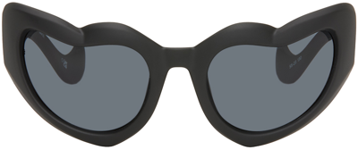 Le Specs Black Fast Love Sunglasses