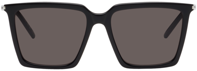 Saint Laurent Black Sl 474 Sunglasses In 001 Black