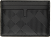 Burberry Check-pattern Leather Cardholder In Black