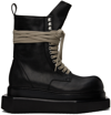 Rick Owens Army Cyclops Turbo High-top Platform Boots In 09 Black