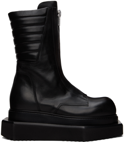 Rick Owens Luxor Moto Cyclops Boots In Black