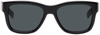Saint Laurent Men Black Acetate Sl 789 Sunglasses In Black-black-black