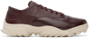 Y-3 BURGUNDY GSG9 LOW SNEAKERS