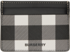 BURBERRY BROWN CHECK CARD HOLDER