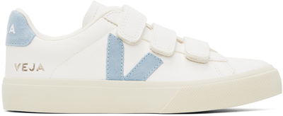 VEJA WHITE RECIFE CHROMEFREE LEATHER SNEAKERS