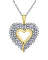 Lab Grown Diamonds Silver 1.00 Ct. Tw. Lab Grown Diamond Cable Chain