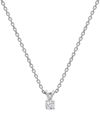 Lab Grown Diamonds Silver 0.97 Ct. Tw. Lab Grown Diamond Jewelry Set