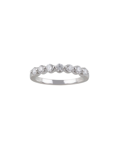 Lab Grown Diamonds 14k 0.55 Ct. Tw. Lab Grown Diamond Ring In Metallic