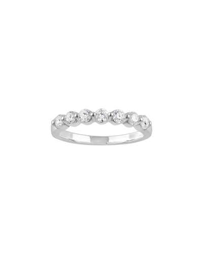 Lab Grown Diamonds 14k 0.55 Ct. Tw. Lab Grown Diamond Ring In Metallic