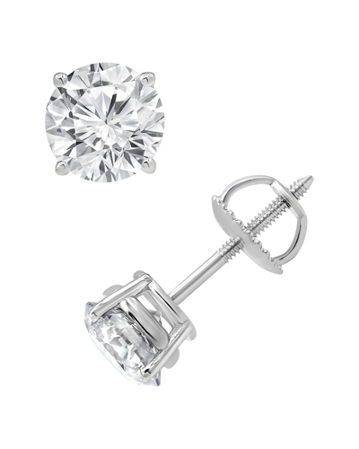 Lab Grown Diamonds 14k 1.75 Ct. Tw. Lab Grown Diamond Earrings In Metallic