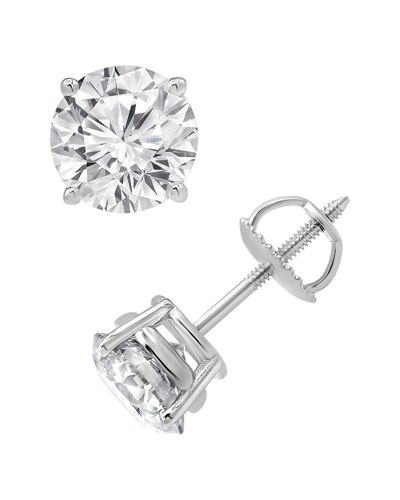 Lab Grown Diamonds 14k 2.50 Ct. Tw. Lab Grown Diamond Earrings In Metallic
