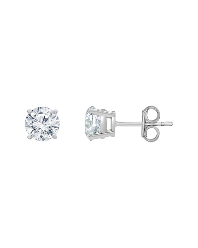 Lab Grown Diamonds 14k 2.00 Ct. Tw. Lab Grown Diamond Earrings In Neutral