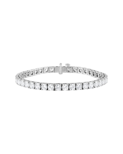 Lab Grown Diamonds 14k 14.07 Ct. Tw. Lab Grown Diamond Bracelet In Metallic