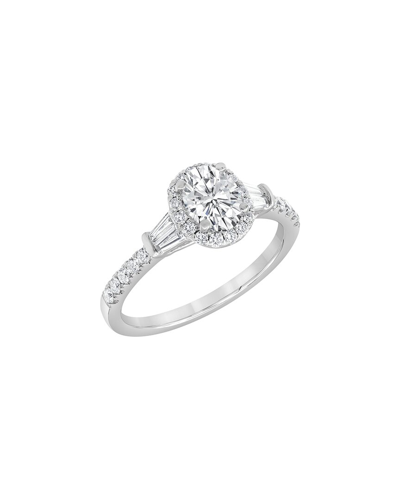 Lab Grown Diamonds 14k 1.25 Ct. Tw. Lab Grown Diamond Ring In Metallic