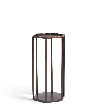 OKA SHIDA SIDE TABLE - BLACKENED BRONZE