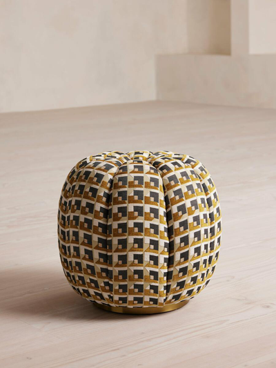 Soho Home Sofia Footstool In Multi