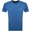 LYLE & SCOTT LYLE AND SCOTT EMBROIDERED T SHIRT BLUE