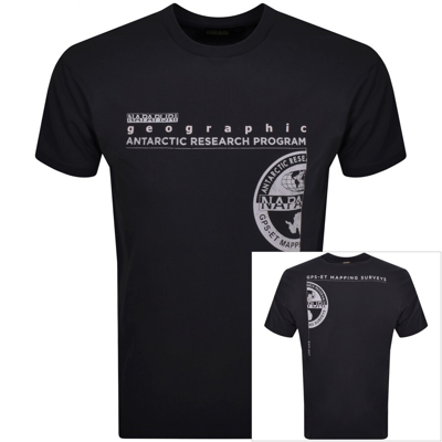 Napapijri S-manta Mens T-shirt In Black