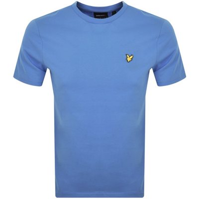 Lyle & Scott Lyle &amp; Scott Plain Mens T-shirt Ts400vog In Blue