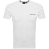 LYLE & SCOTT LYLE AND SCOTT EMBROIDERED T SHIRT WHITE