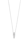 Bony Levy Prism Diamond Pendant Necklace In 18k White Gold