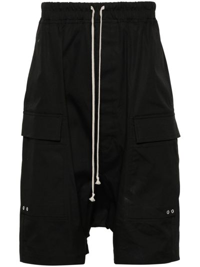 Rick Owens Cargo-shorts Im Baggy-style In Black