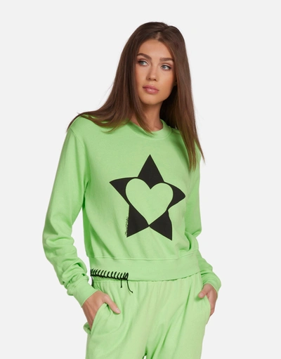 Lauren Moshi Spalding Love Star In Bright Green
