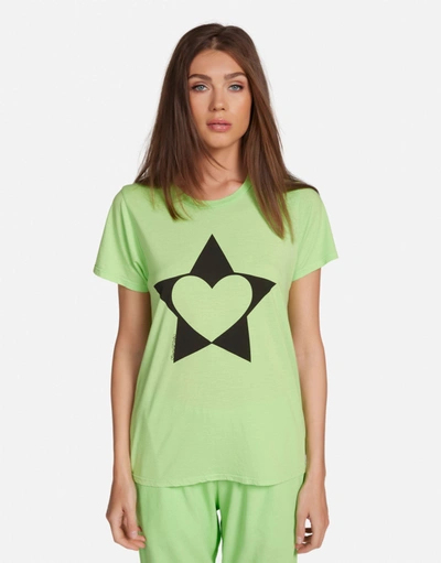 Lauren Moshi Wolf Love Star In Bright Green