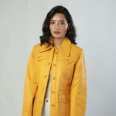 Zasta Studio Old Fashioned Jacket In Yellow