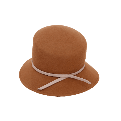 Le Réussi Cloche Brown Hat