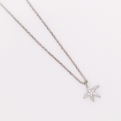 Le Réussi Starry Seas Necklace In Grey