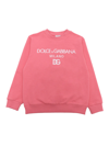 DOLCE & GABBANA JUNIOR D&G PINK SWEATSHIRT