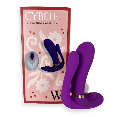 V For Vibes Triple Stimulation Vibrator Cybele In White