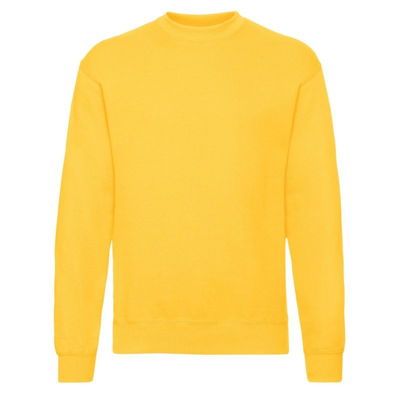 Fruit Of The Loom Mens Classic 80/20 Set-in Sweatshirt (sunflower Yellow)