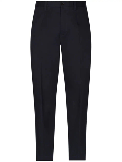 Dolce & Gabbana Tapered-leg Trousers In Blue