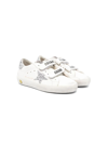Golden Goose Girls White Kids Old Skool Distressed Leather Low-top Trainers 6 Months-5 Years In White