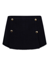 Miu Miu Miumiu Women Tweed Miniskirt In Blue