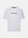 Palm Angels White T-shirt With Contrast Logo In White