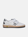 GOLDEN GOOSE 'BALL-STAR YOUNG' WHITE LEATHER SNEAKERS