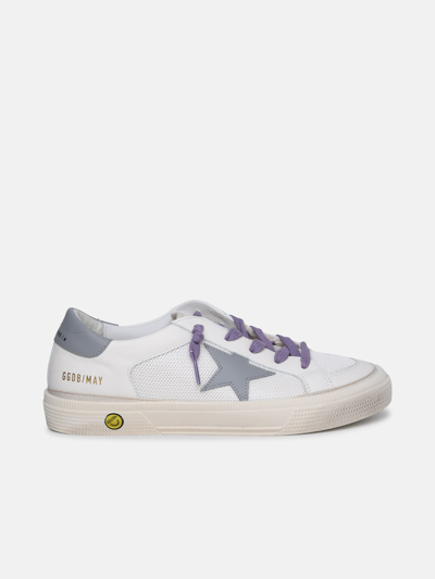 Golden Goose Sneaker May Tall.grigio In White