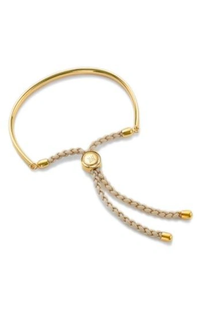 Monica Vinader Fiji Friendship Bracelet In Nude