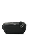 Saint Laurent Logo-lettering Belt Bag In Black