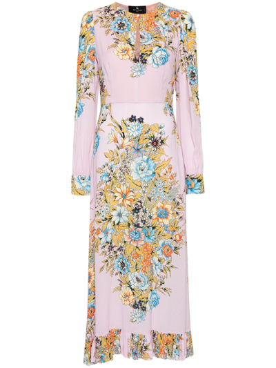 ETRO LONG FLORAL DRESS