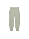 PANGAIA DNA BARREL-LEG TRACK PANTS — MOSS GREEN L